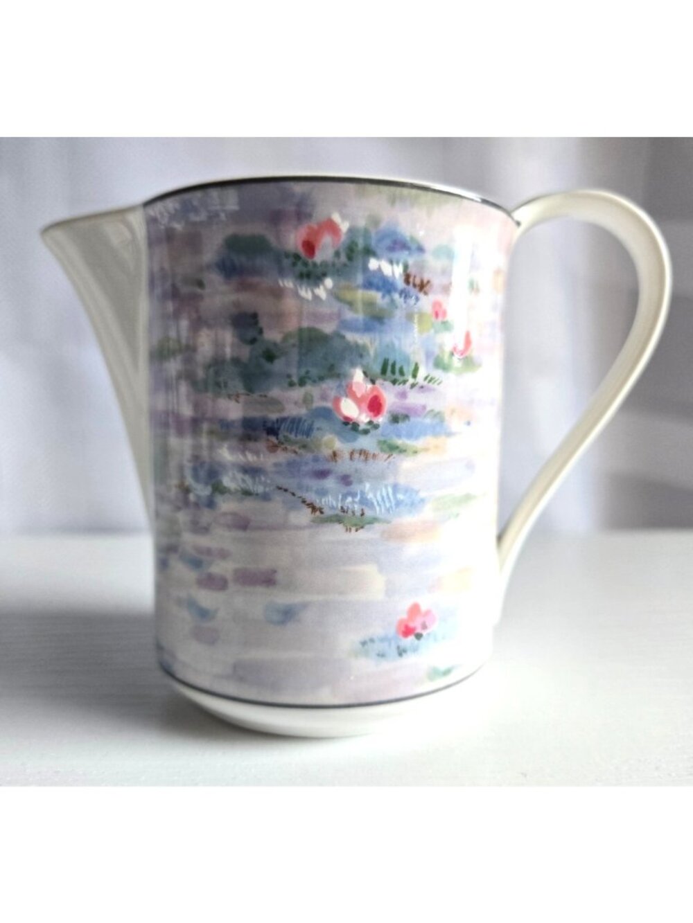 Mikasa Maxima Monet CAK01 Creamer Superstrong Fine China Pastel Flowers